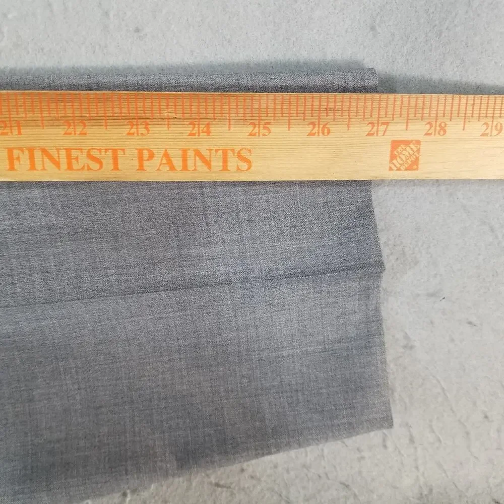 Peter Millar Pants‎ Mens 38 Gray Wool Blend Dress Slacks Flat Front Made Canada
